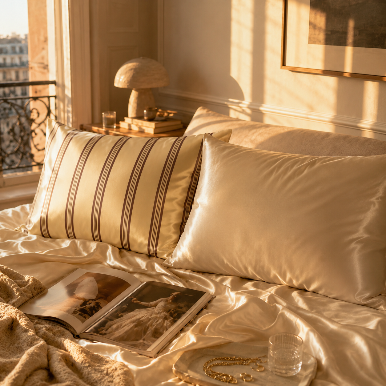 Butter Stripe + Champagne