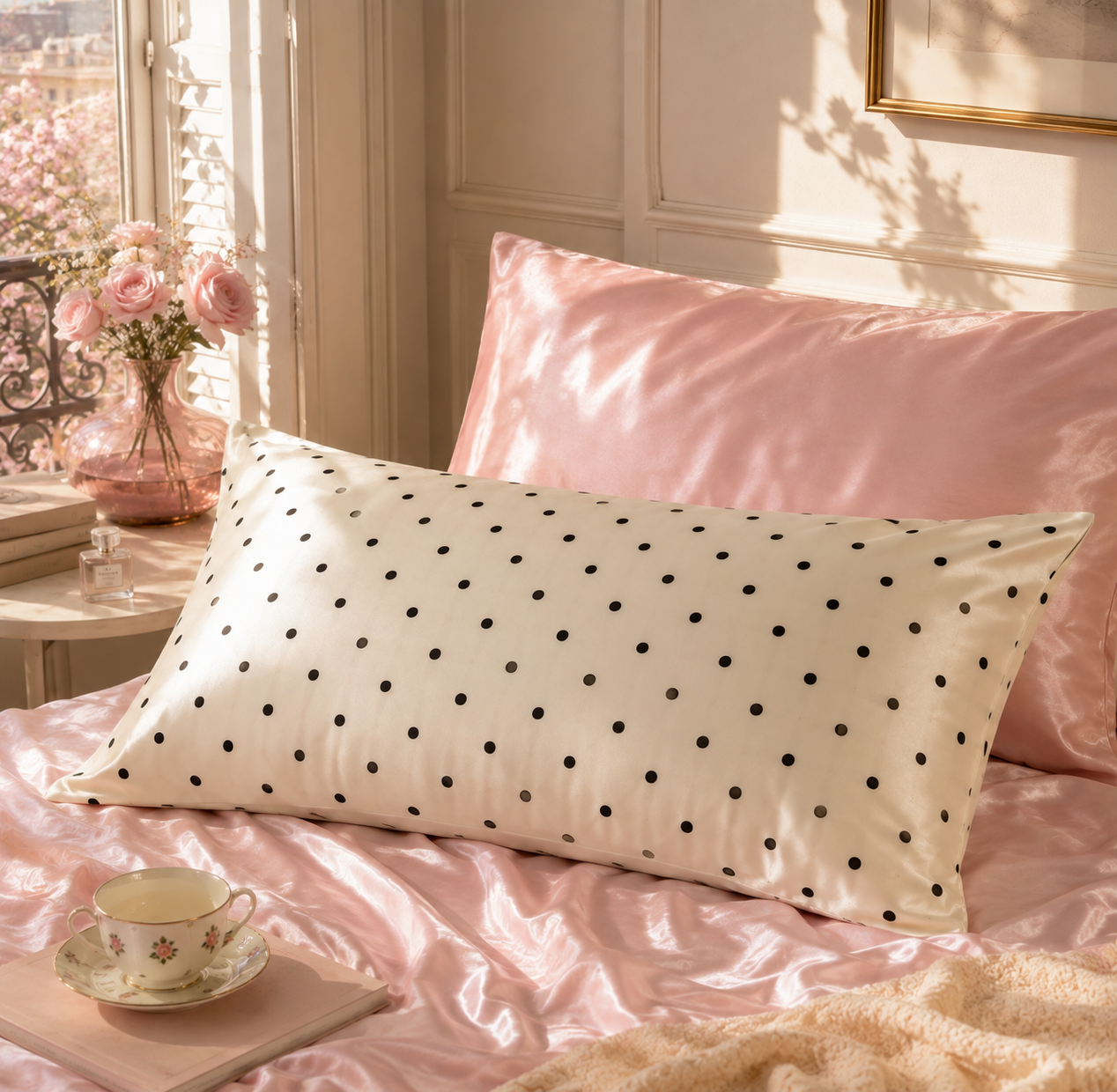 Classic Dot + Cherry Pink